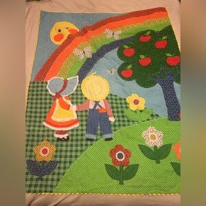 Vintage Holly Hobbie blanket